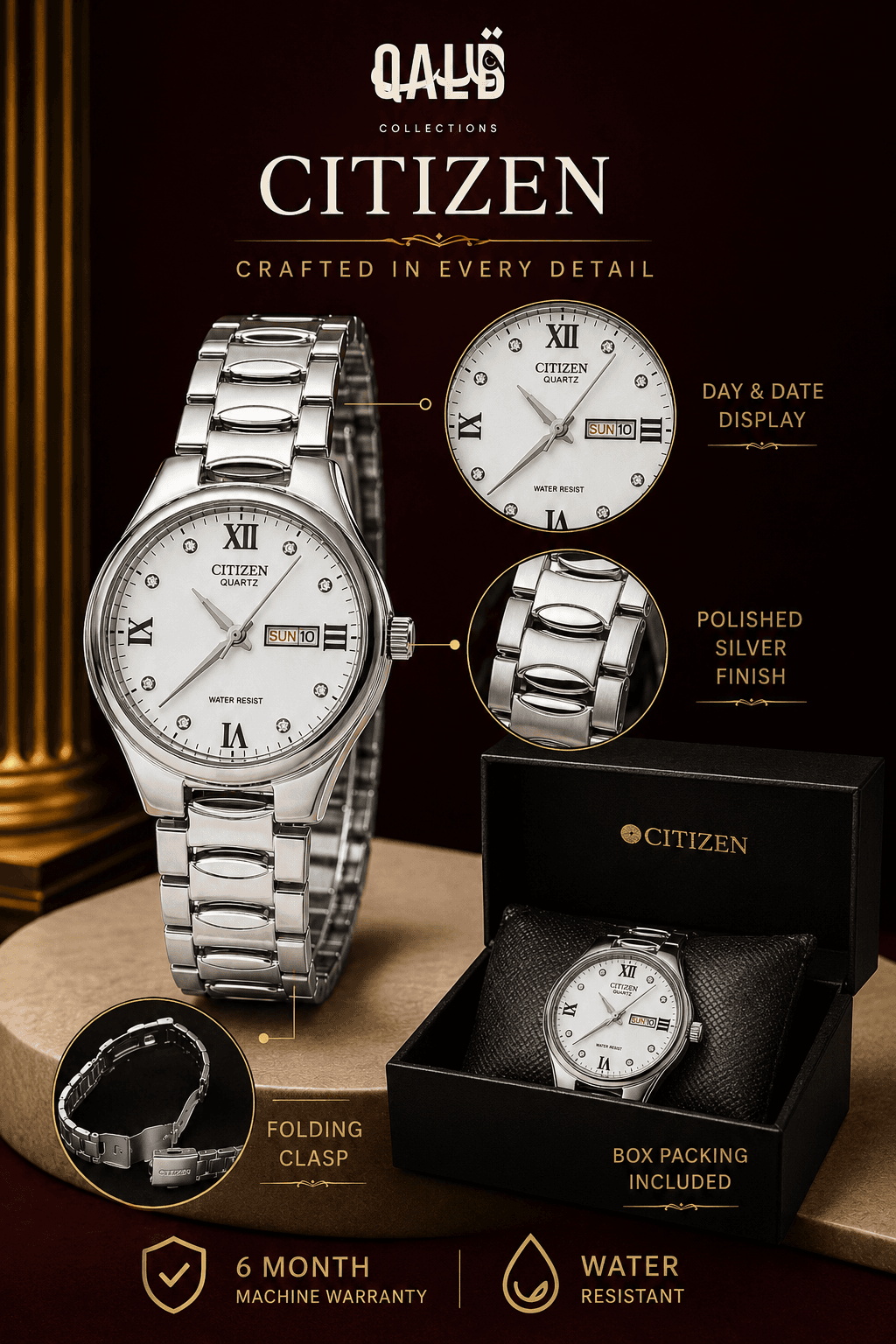 Citizen Classic Day-Date Quartz