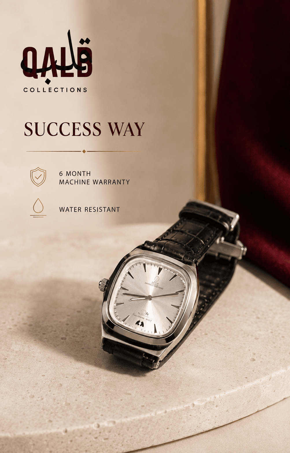 Success Way Cushion Dress Watch